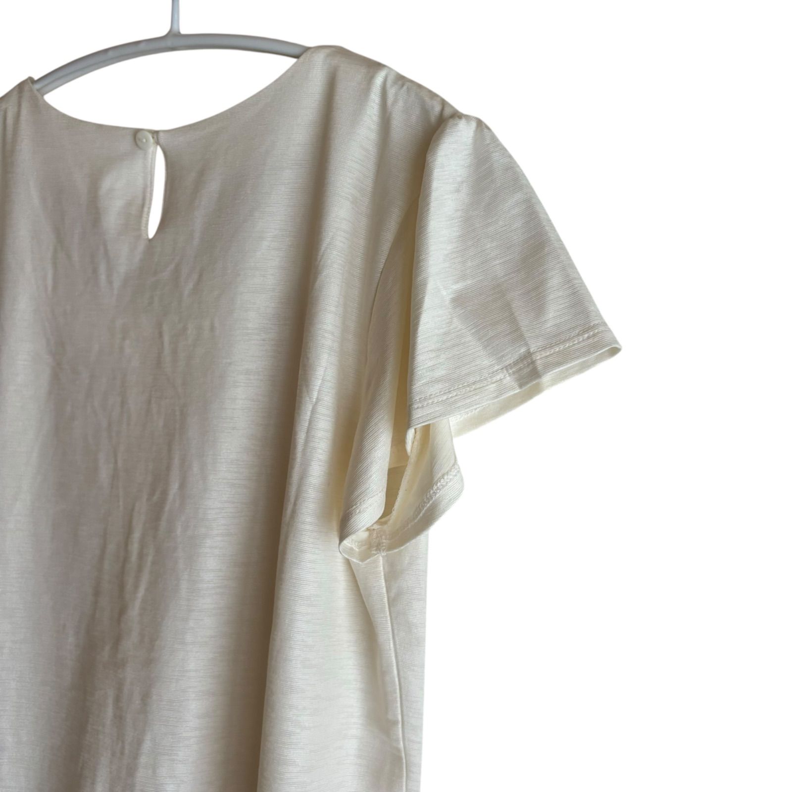UNITED ARROWS - UNITED ARROWS(ユナイテッドアローズ) チュニック サイズ36 S レディース美品  - ライトピンク クルーネック/半袖 UNITED ARROWS（ユナイテッドアローズ）の「ティアード