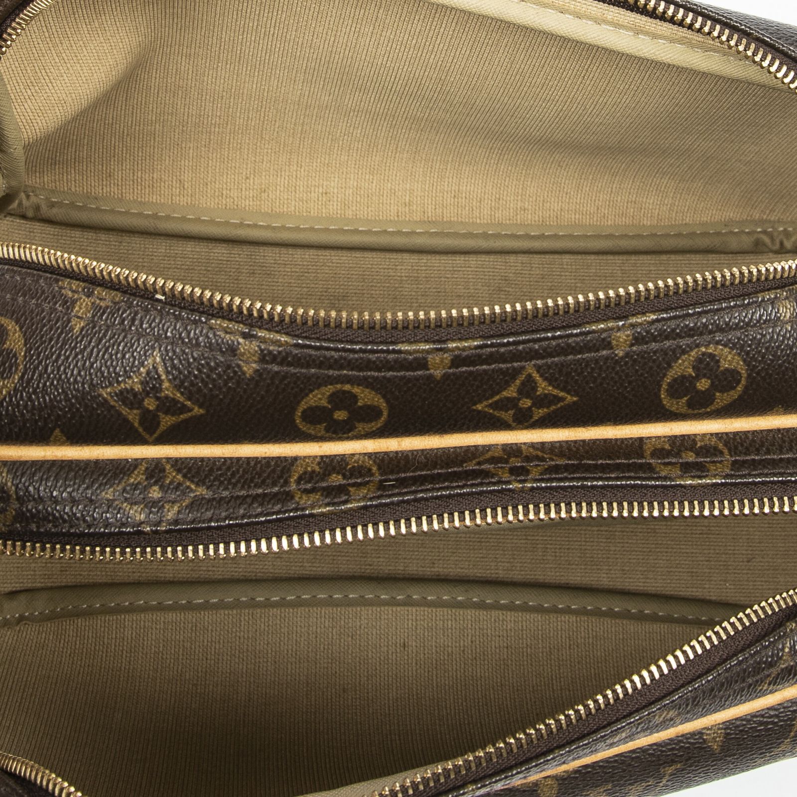 ルイヴィトン モノグラム リポーターPM ショルダーバッグ ブラウン