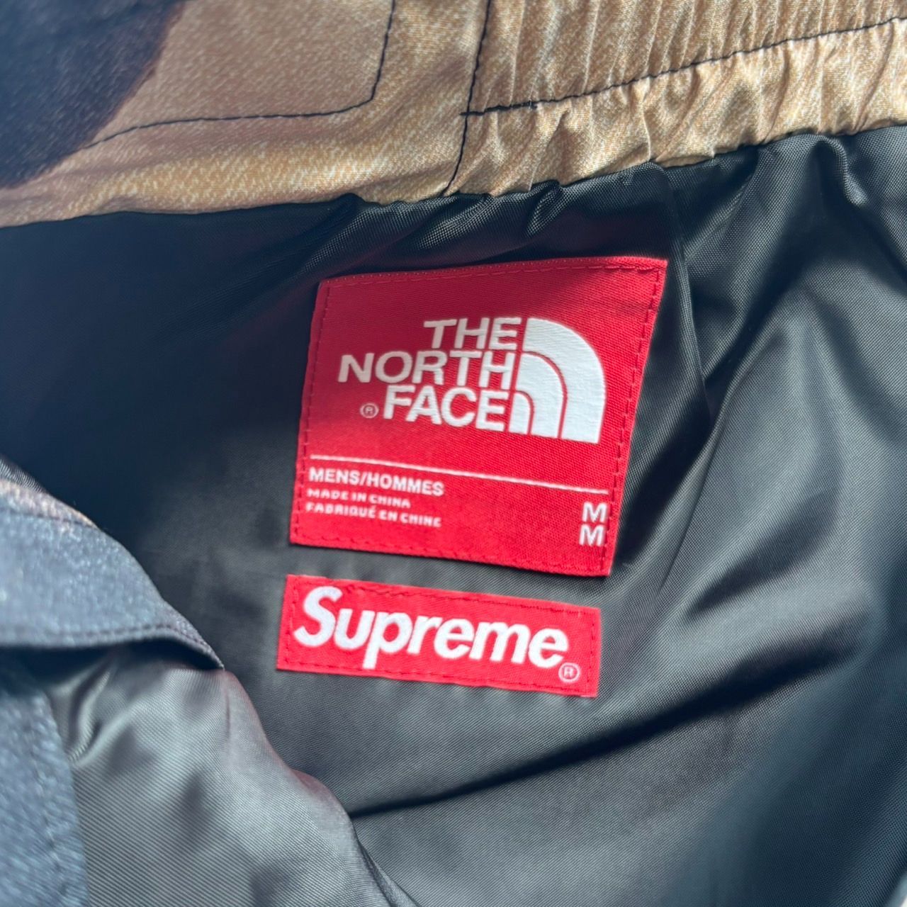 21aw Supreme The North Face Bleached Denim Mountain Pant Black M 