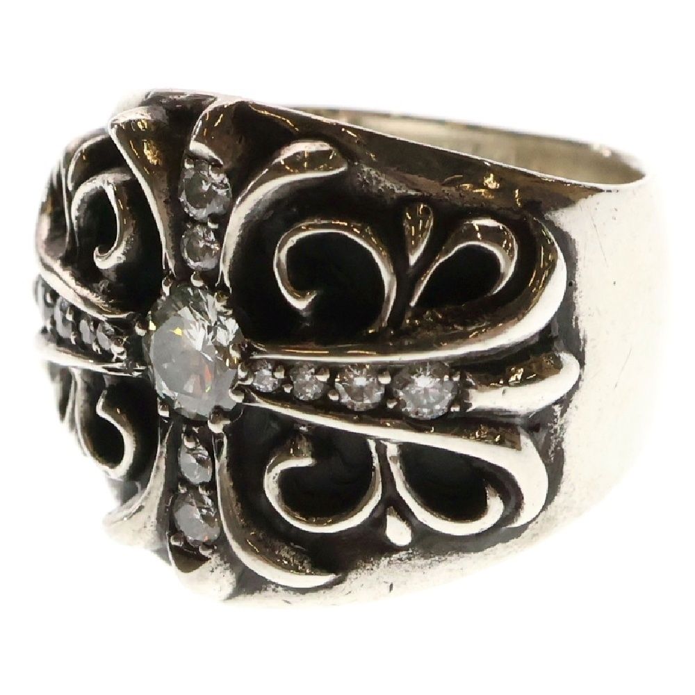 CHROME HEARTS クロムハーツ KEEPER P DMND A キーパー アフターPAVEダイヤ シルバーリング