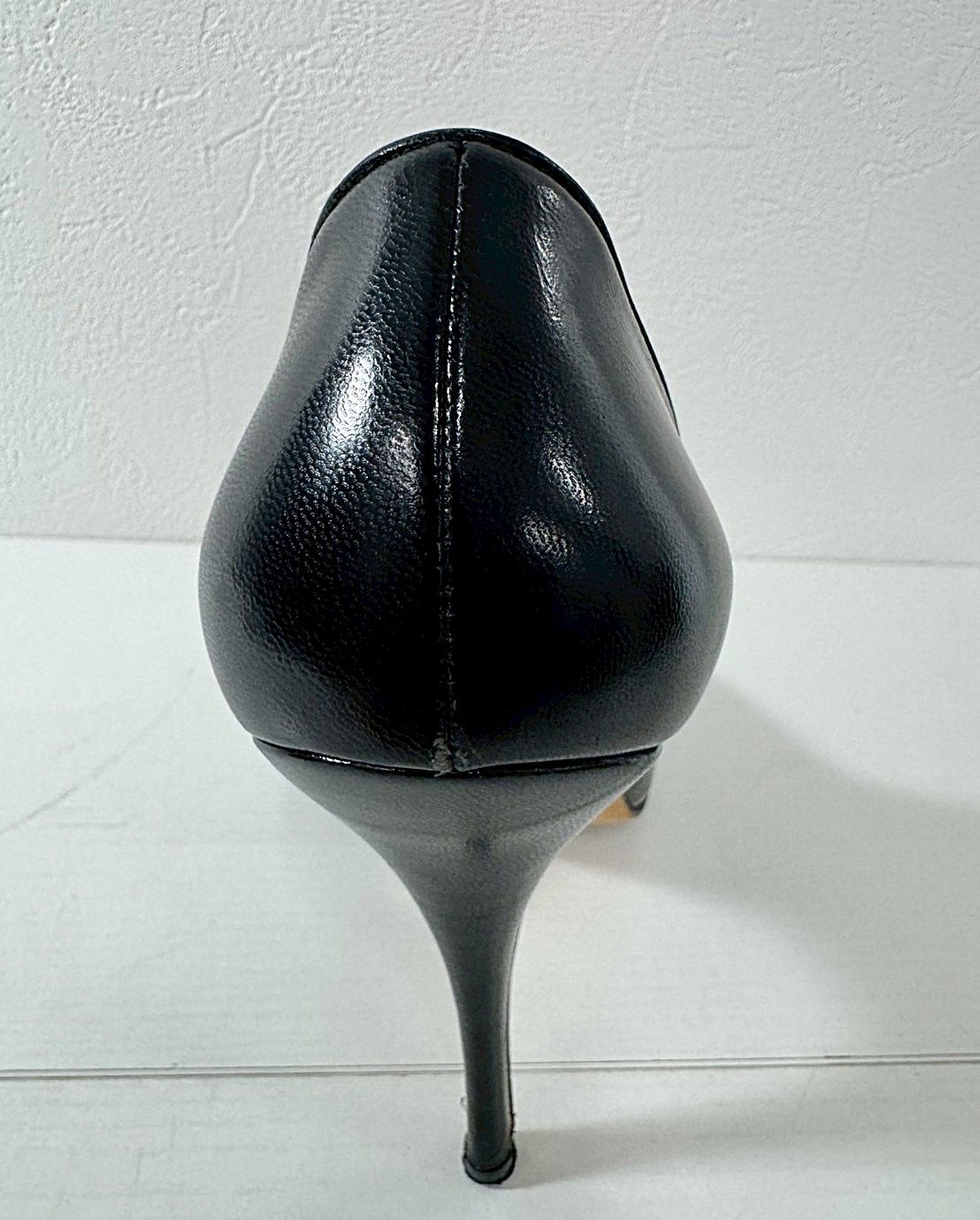 MANOLO BLAHNIK マノロブラニク レザー ハイヒール 38 - メルカリ