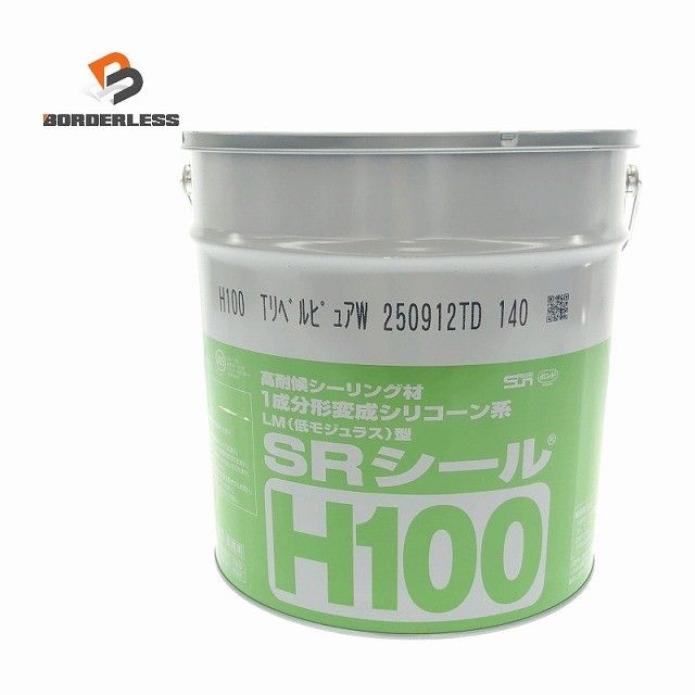 ♥品 コニシ株式会社 サンライズ 高耐喉シーリング材 LM 低モジュラス 型 SRシール H100 TリベルピュアW 6L 缶117224