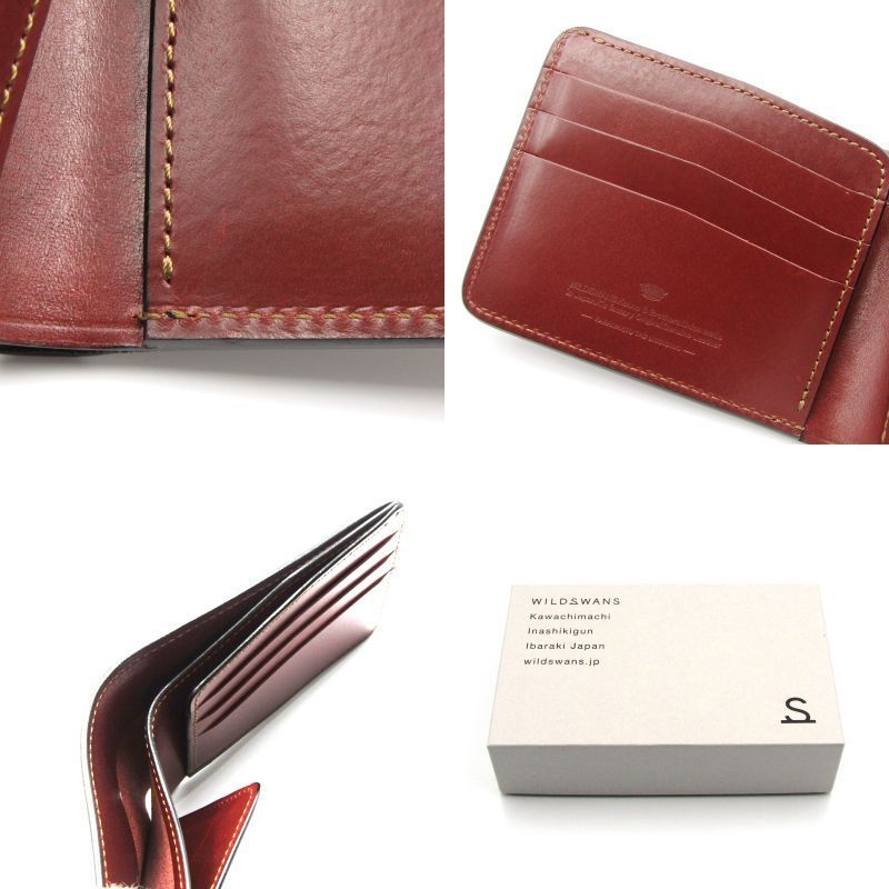 美品 WILDSWANS ワイルドスワンズ 二つ折り財布 WINGS サドル