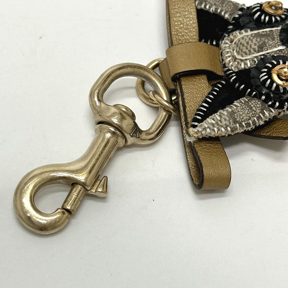 GUCCI グッチ キーホルダー フレンチブルドッグ GGスプリーム