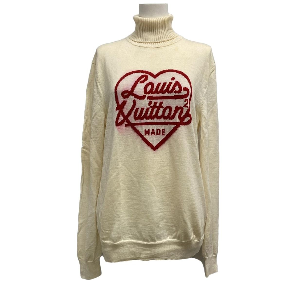 ルイヴィトン 長袖セーター サイズM メンズ NIGOコラボ タルシアハート  