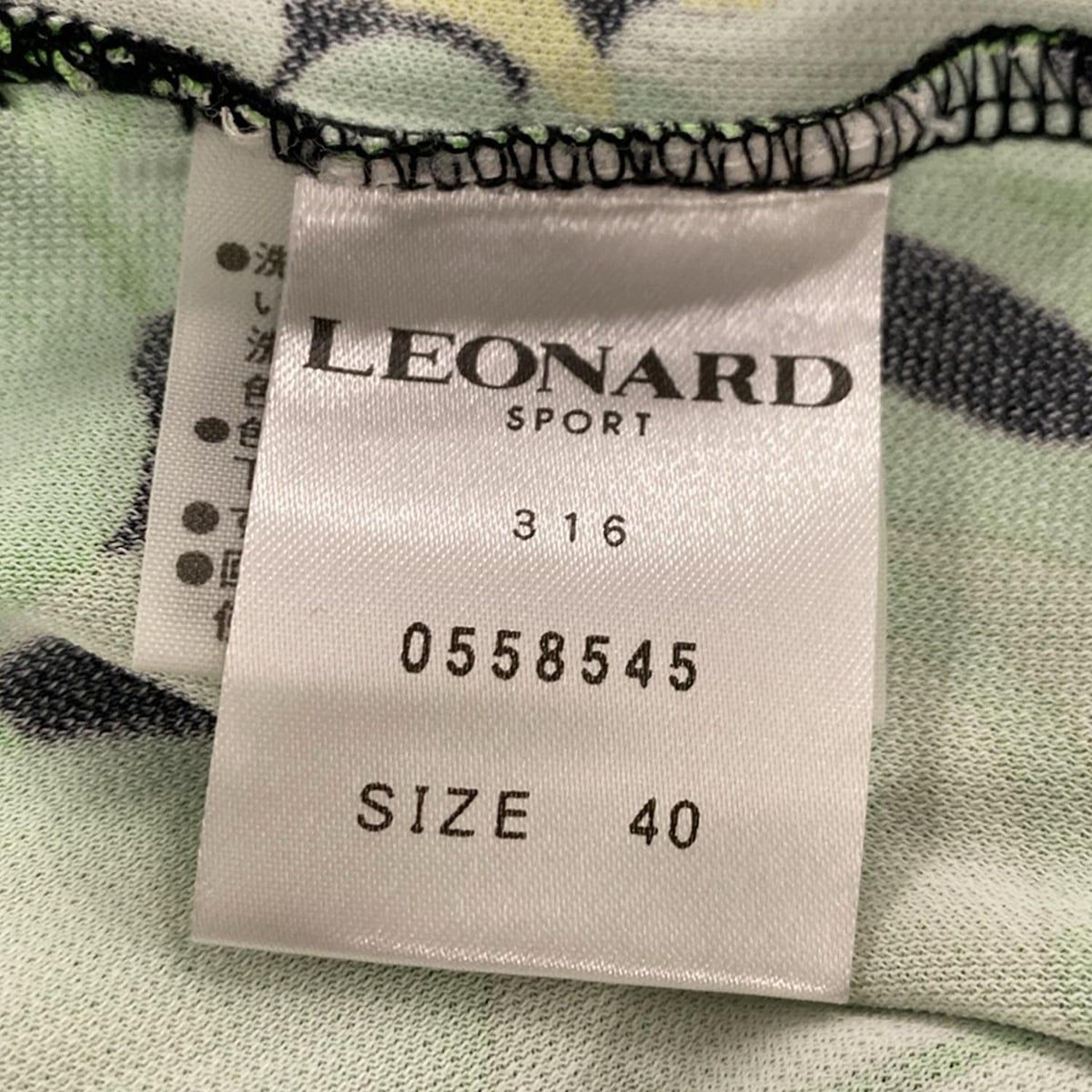 LEONARD SPORT(レオナールスポーツ) 長袖カットソー サイズ40 M