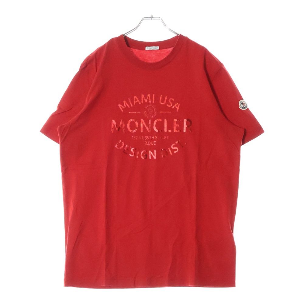 MONCLER (モンクレール) 24SS メタリックフロントロゴ 半袖Tシャツ 