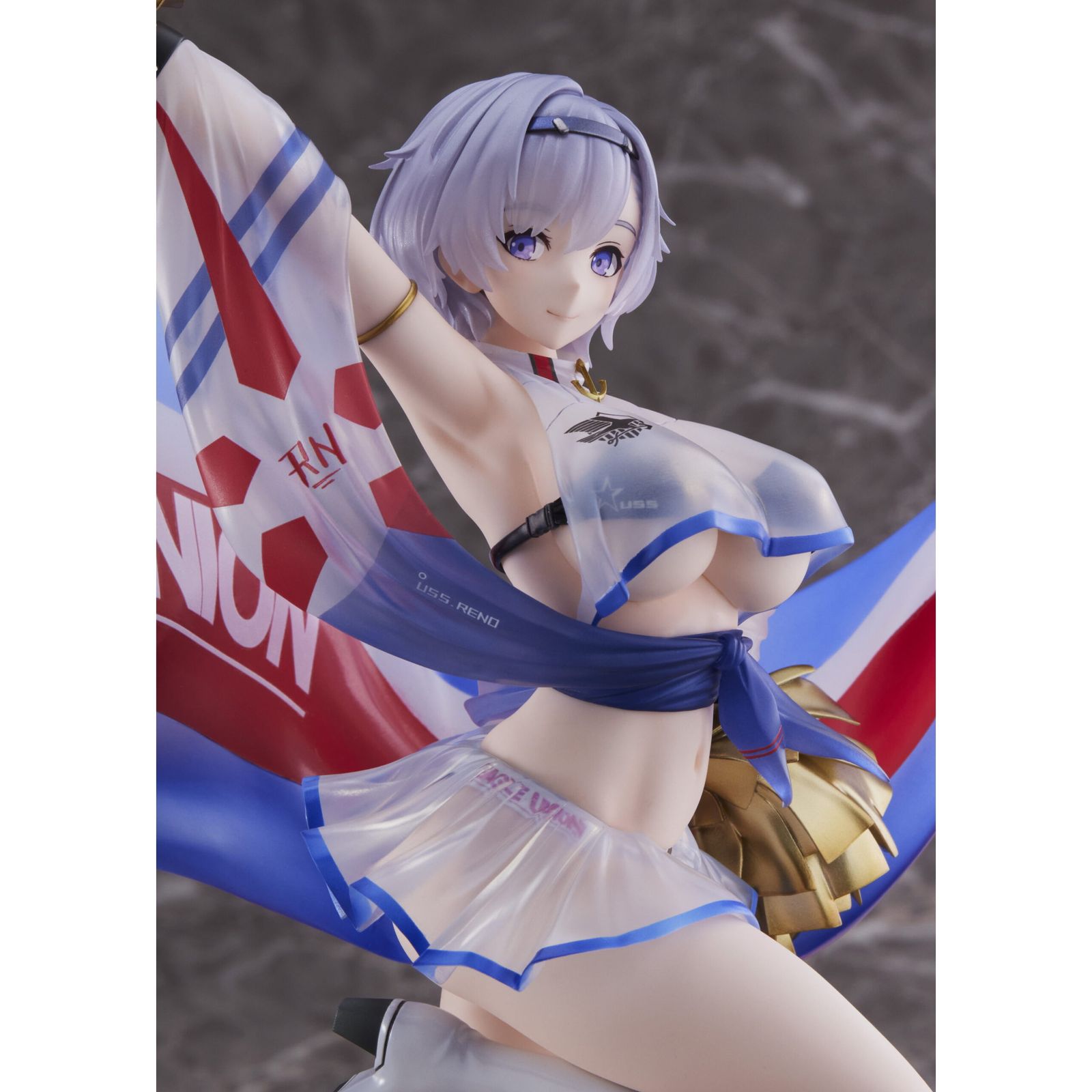中古】[FIG]リノ 波濤のチアリーダー あみあみ限定版 アズール