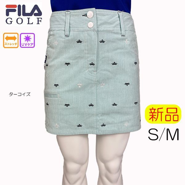 新品・未使用】 フィラゴルフ コードレーン 飛び柄刺繍 スカート