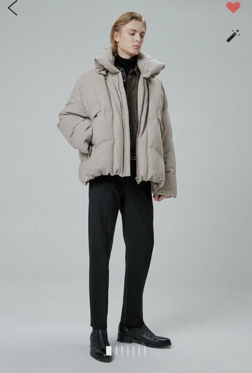 【雷市場（ポンジャン）商品韓国直送】21fw SYSTEM homme(システムオム) カラー グースダウン ダウンジャケット 95