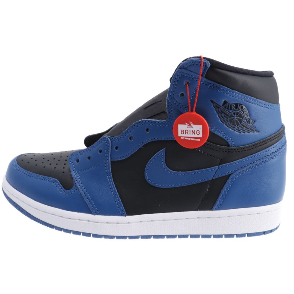 NIKE (ナイキ) AIR JORDAN 1 RETRO HIGH OG DARK MARINA BLUE 555088‐404 エアジョーダン 1 レトロ ダークマリーナブルー ハイカットスニーカー ブルー US10/28cm