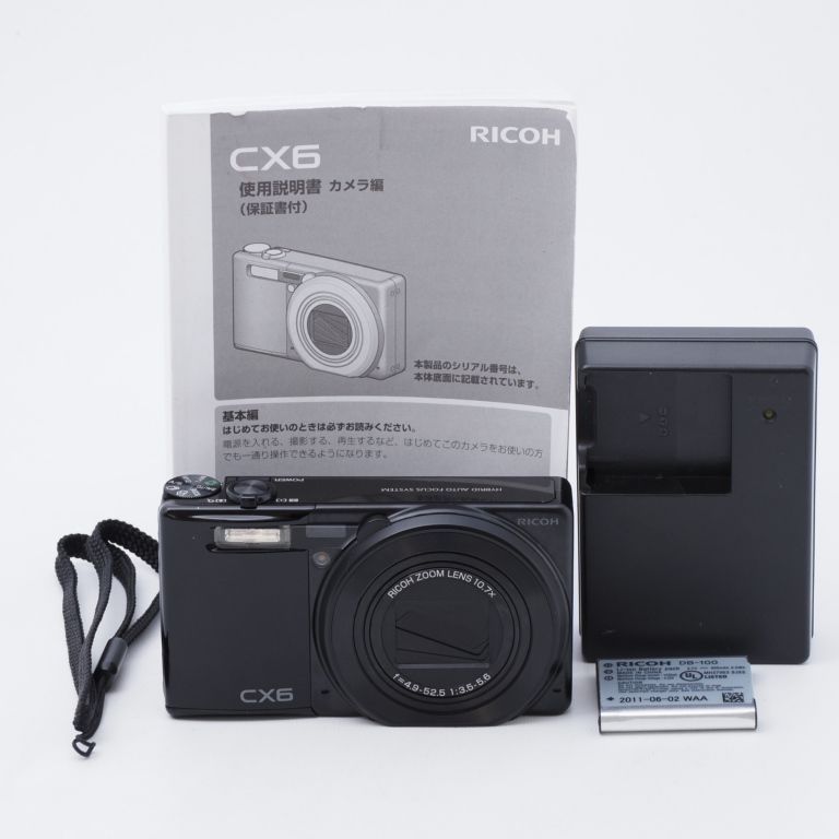 RICOH リコー CX6ブラック コンパクトデジタルカメラ カメラ本舗｜Camera honpo メルカリ