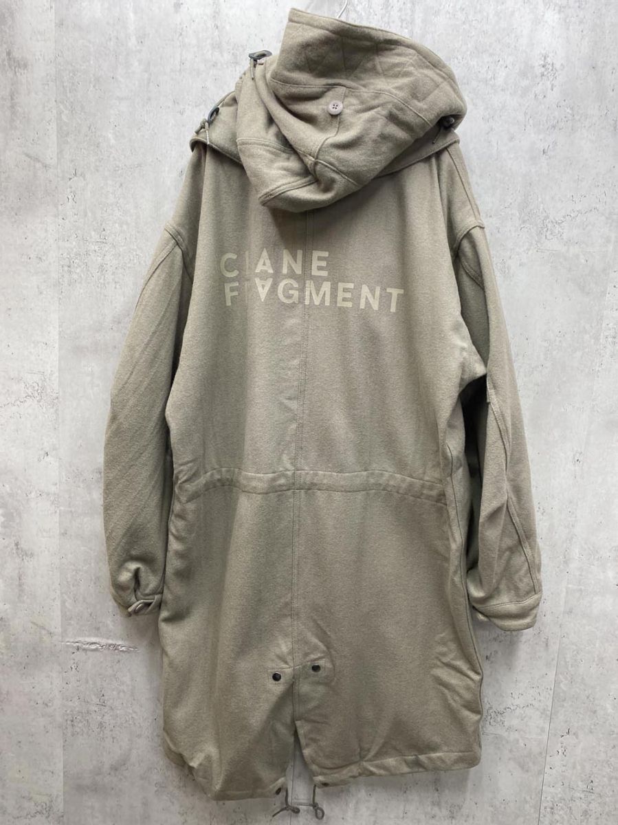 CLANE×fragment design クラネ×フラグメントデザイン 19104-0571 M-65 モッズ コート sizeS 36-38 |カーキ ◆ ◎レディース