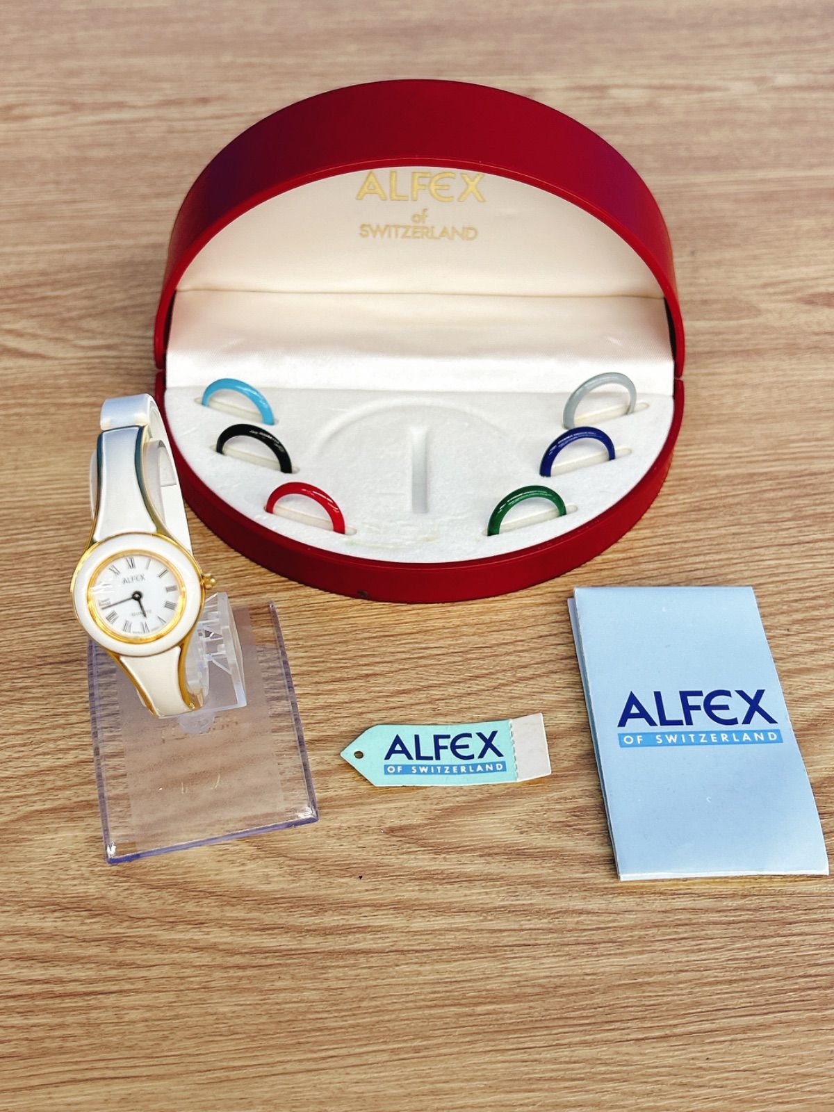 不動】ALFEX バングルウォッチ チェンジベゼル【時計】【2