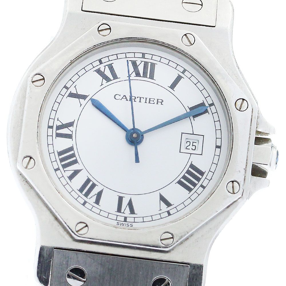 Cartier ☆訳あり【CARTIER】カルティエ サントスオクタゴンLM