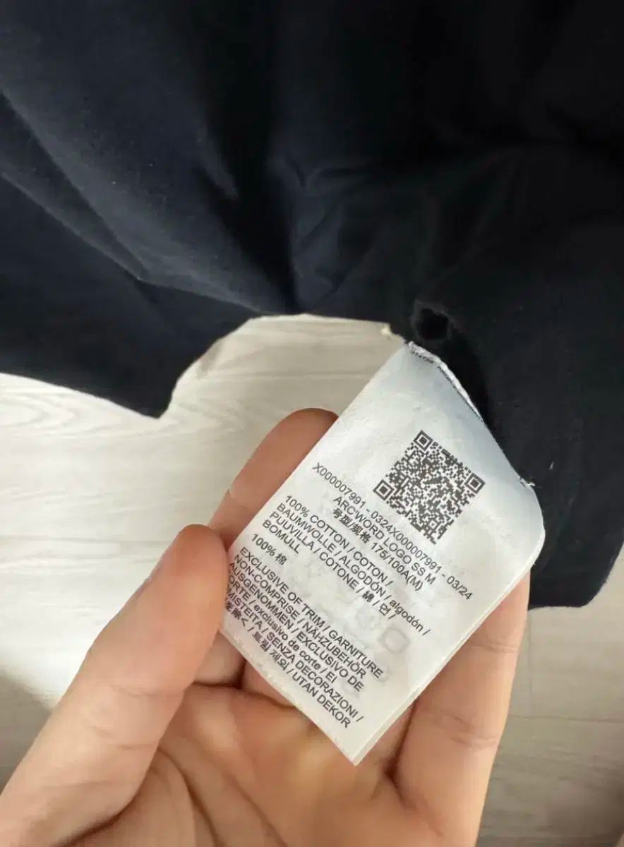 ARC TERYX アークテリクス 半袖 Tシャツ ブラック サイズ M HRDEVELOPMENT_JP