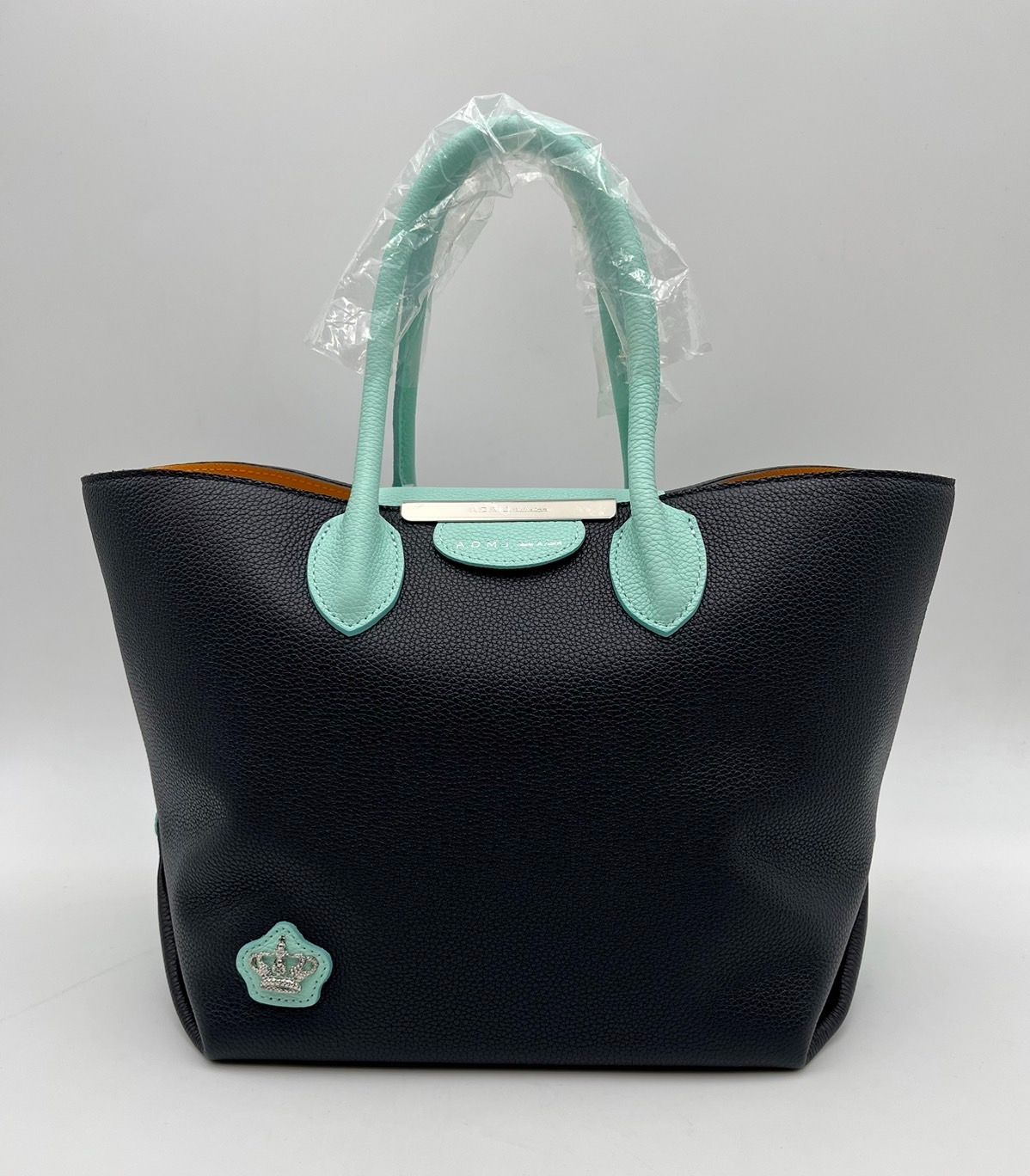 ADMJ牛革 ボトムアクセントトートバック もらえる 