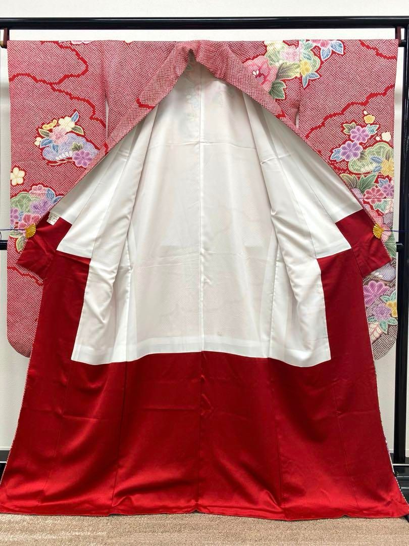 振袖 豪華 ふくれ織 染め絞り柄 身丈166cm - メルカリ