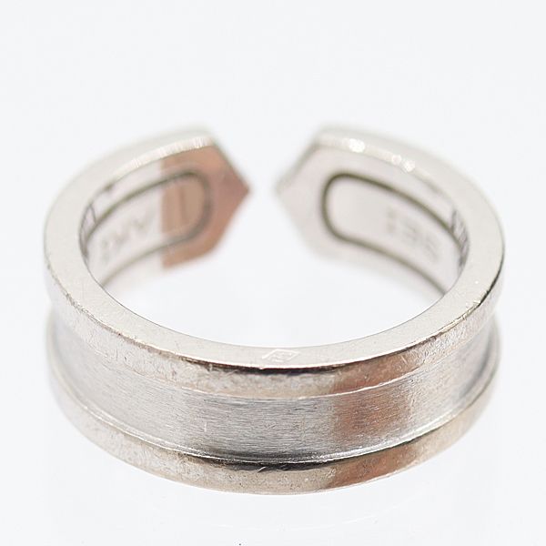 カルティエ C2リング 750 WG 7.4g 50 M21246 アクセサリー ジュエリー 5853210 10NBT AKO ABC 16776