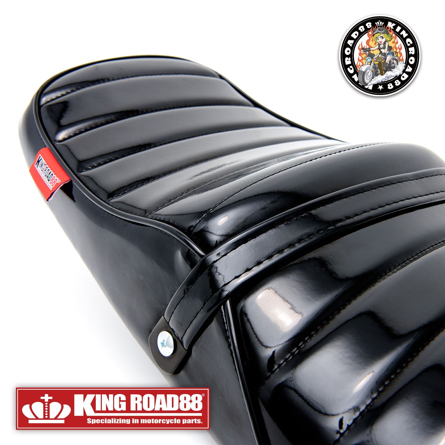ヤマハ XJR400 前期 4HM KingRoad88 タックロールシート エナメル 