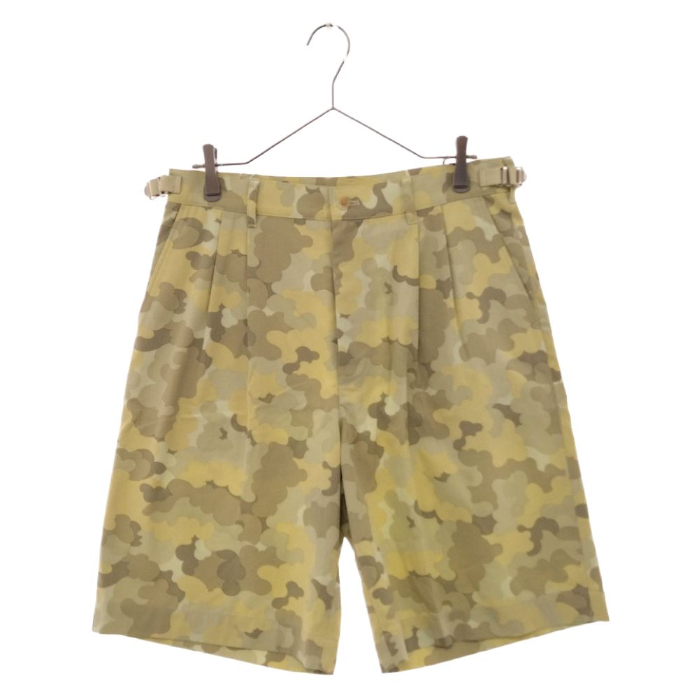 AURALEE (オーラリー) WASHED FINX CAMO TWILL GABARDINE SHORTS A22SP02TC ウォッシュ カモ  ハーフパンツ ショーツ グリーンカモ - メルカリ