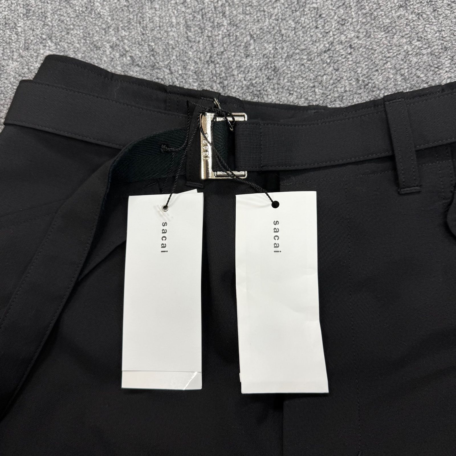 参考上代75900円 sacai 24SS Suiting Cargo Pants スーチングカーゴ