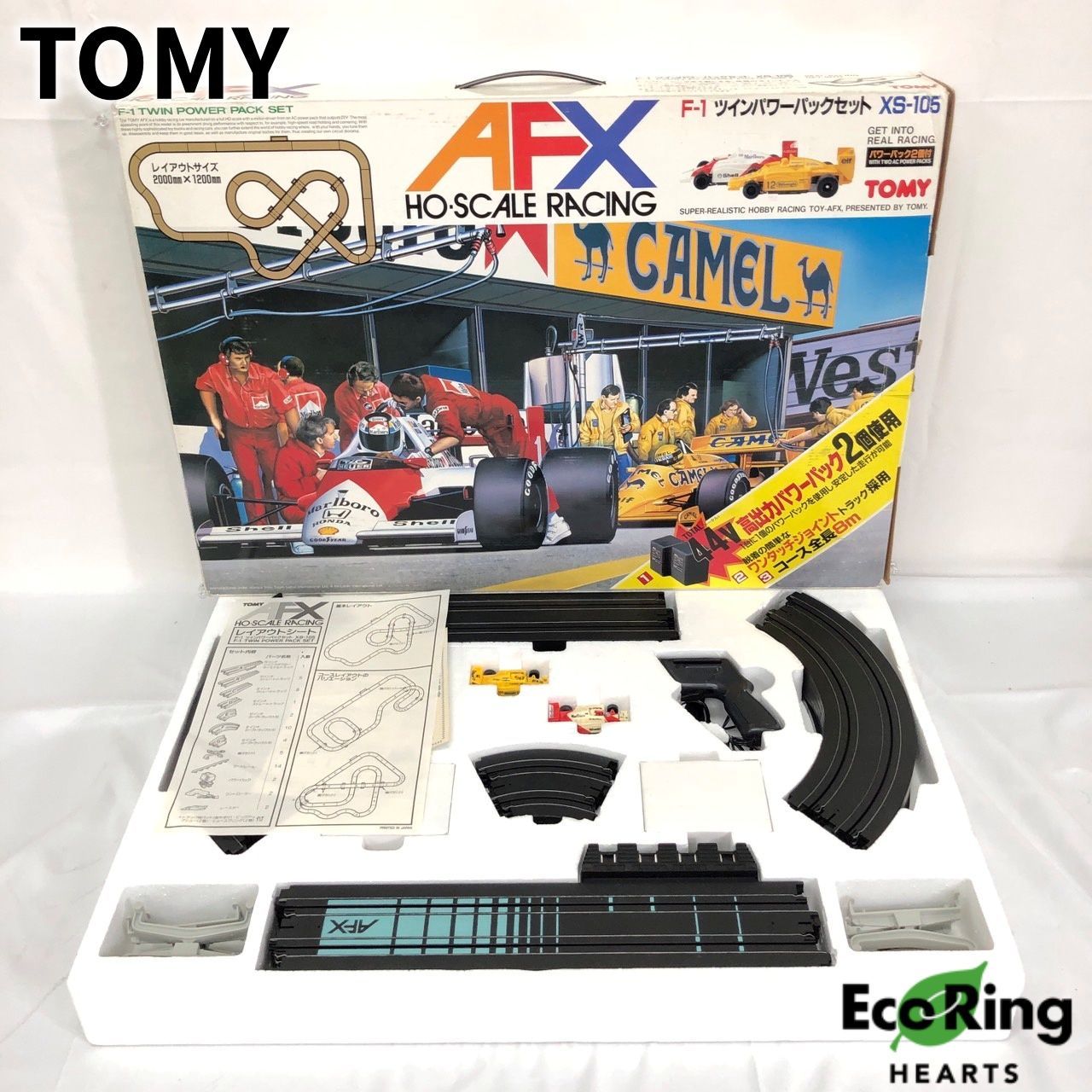 希少 スロットカー AFX afx TOMY トミー ヴィンテージ TOMY トミー AFX F-1ツインパワーパックセット XS