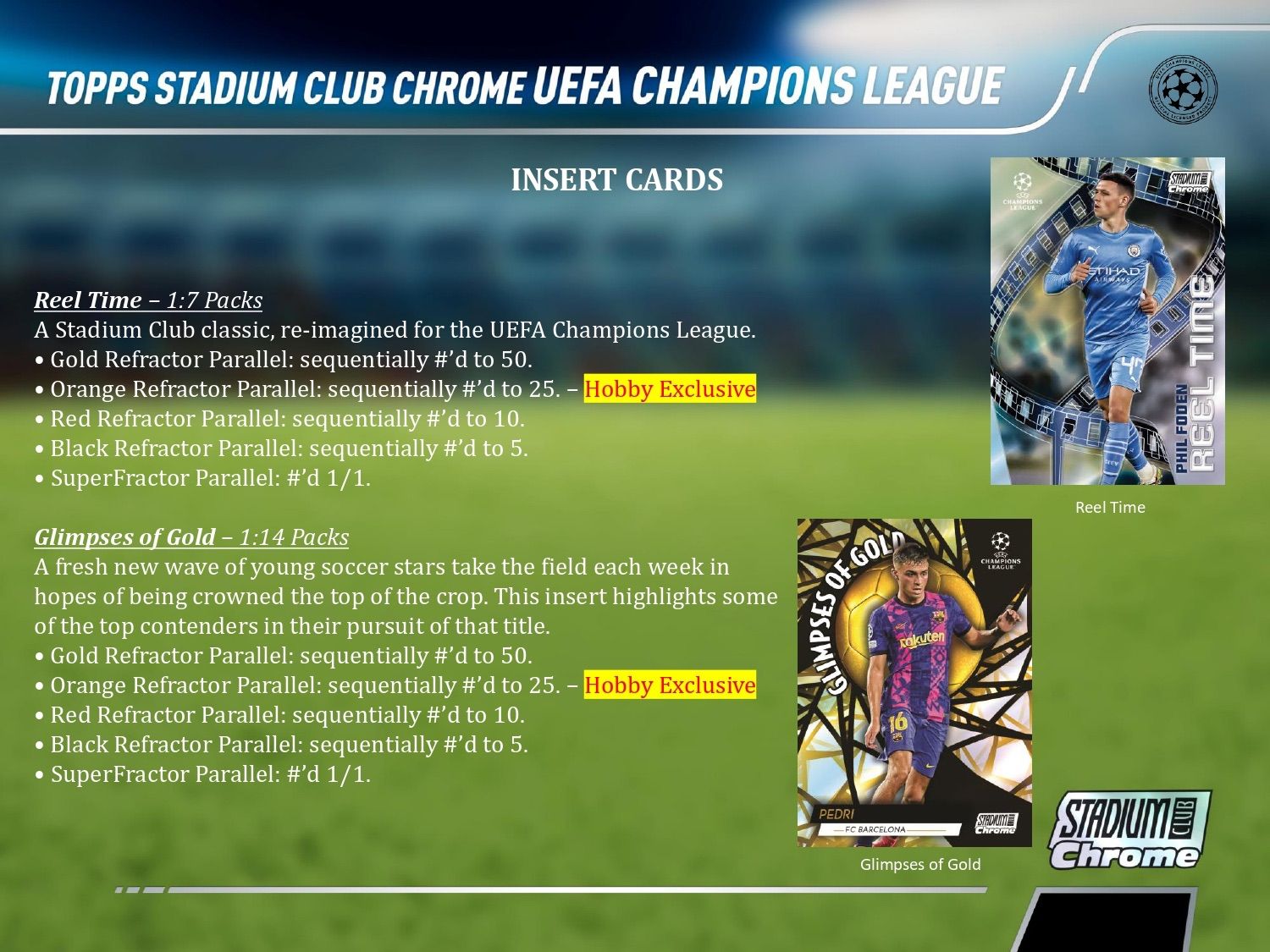 新品 未開封】2021-22 Topps Stadium Club Chrome UEFA Champions 