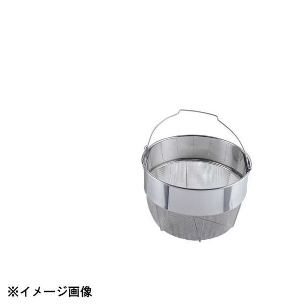 ミネックスメタル 18-8バケット2 丸型 細目 15L V-1314A 091038