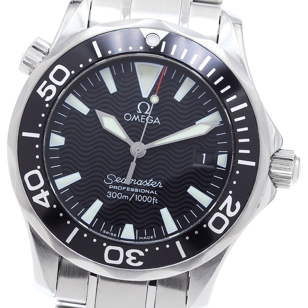 オメガ OMEGA 2262.50 シーマスター300 デイト クォーツ ボーイズ _909189