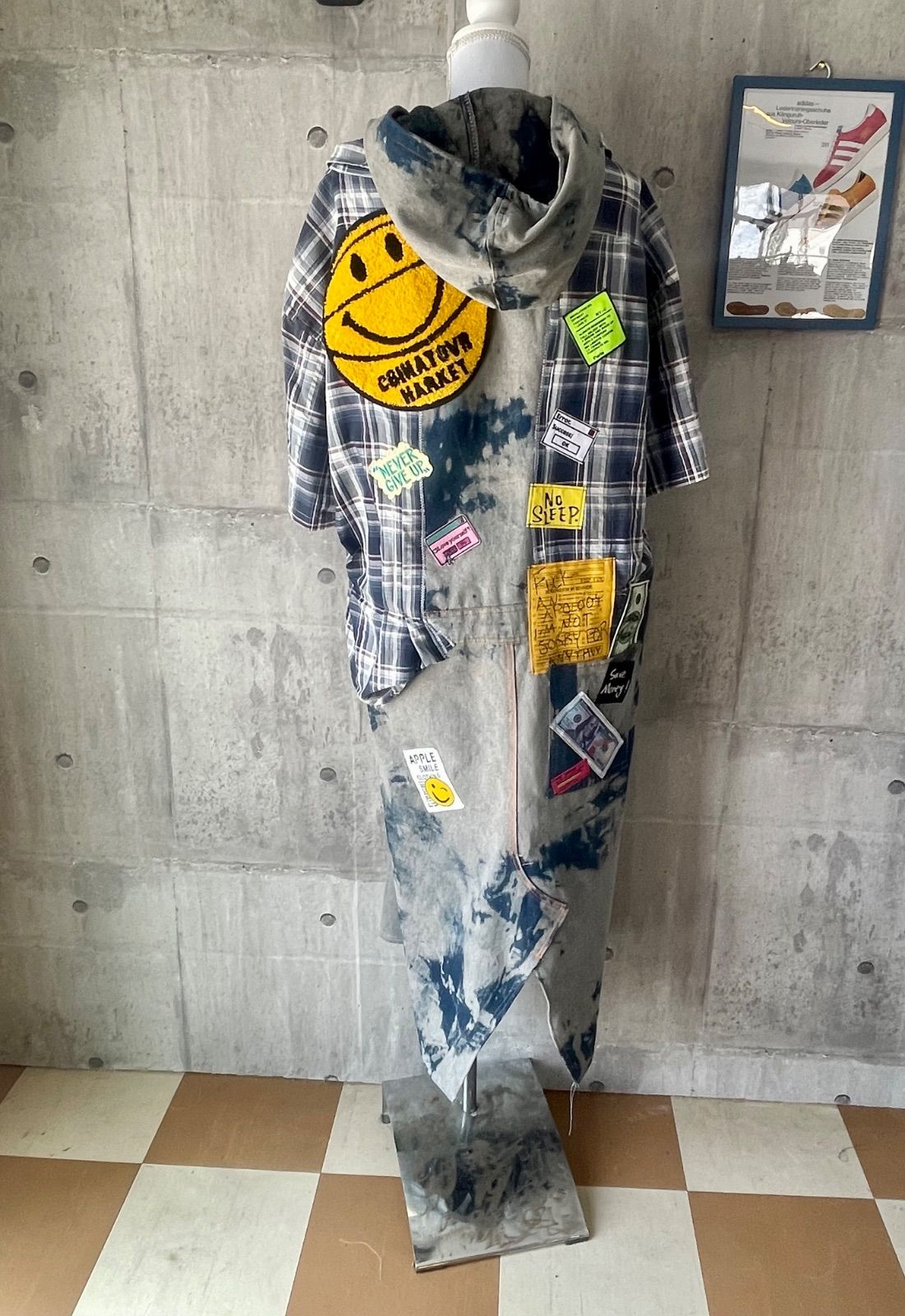 シャツワンピ ストリート系ワンピ