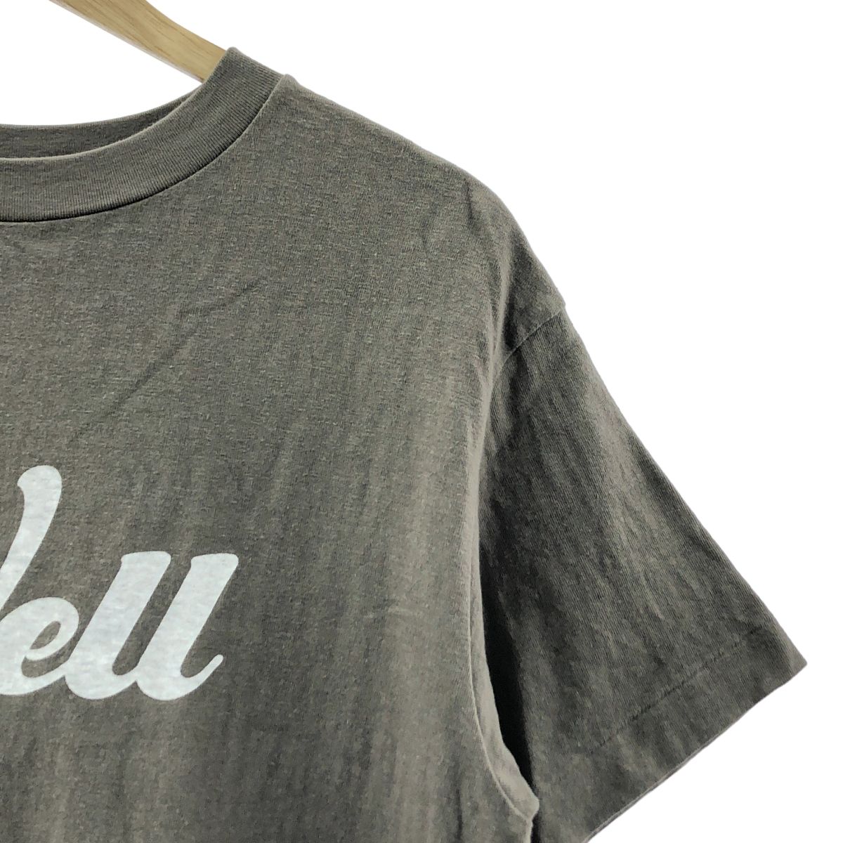 DEUXIEME CLASSE - 【美品】  Deuxieme Classe / ドゥーズィエムクラス | AMERICANA 別注 Well ロゴ クルーネックカットソー | グレージュ | レディース 美品】 Deuxieme Classe / ドゥーズィエムクラス | AMERICANA