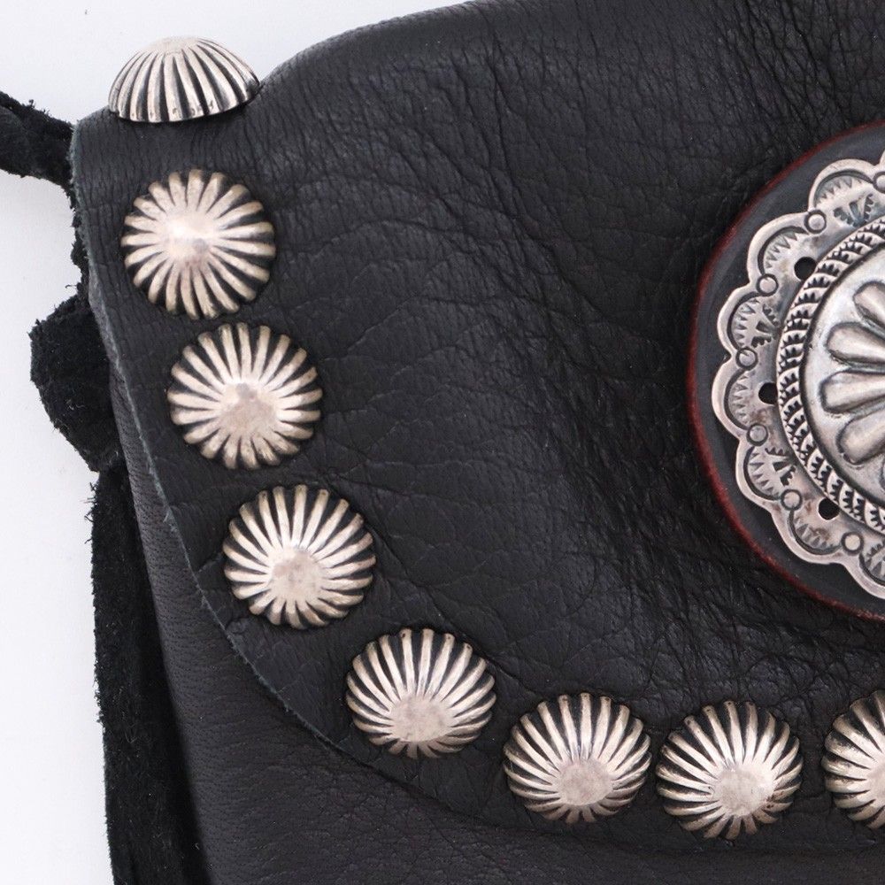 ラリースミス ディアスキンバッグ(ポーチ) 黒 美品 LARRYSMITH