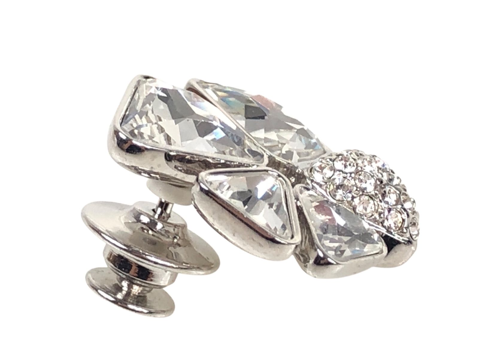 美品 スワロフスキー SWAROVSKI クリスタル ラインストーン ピン