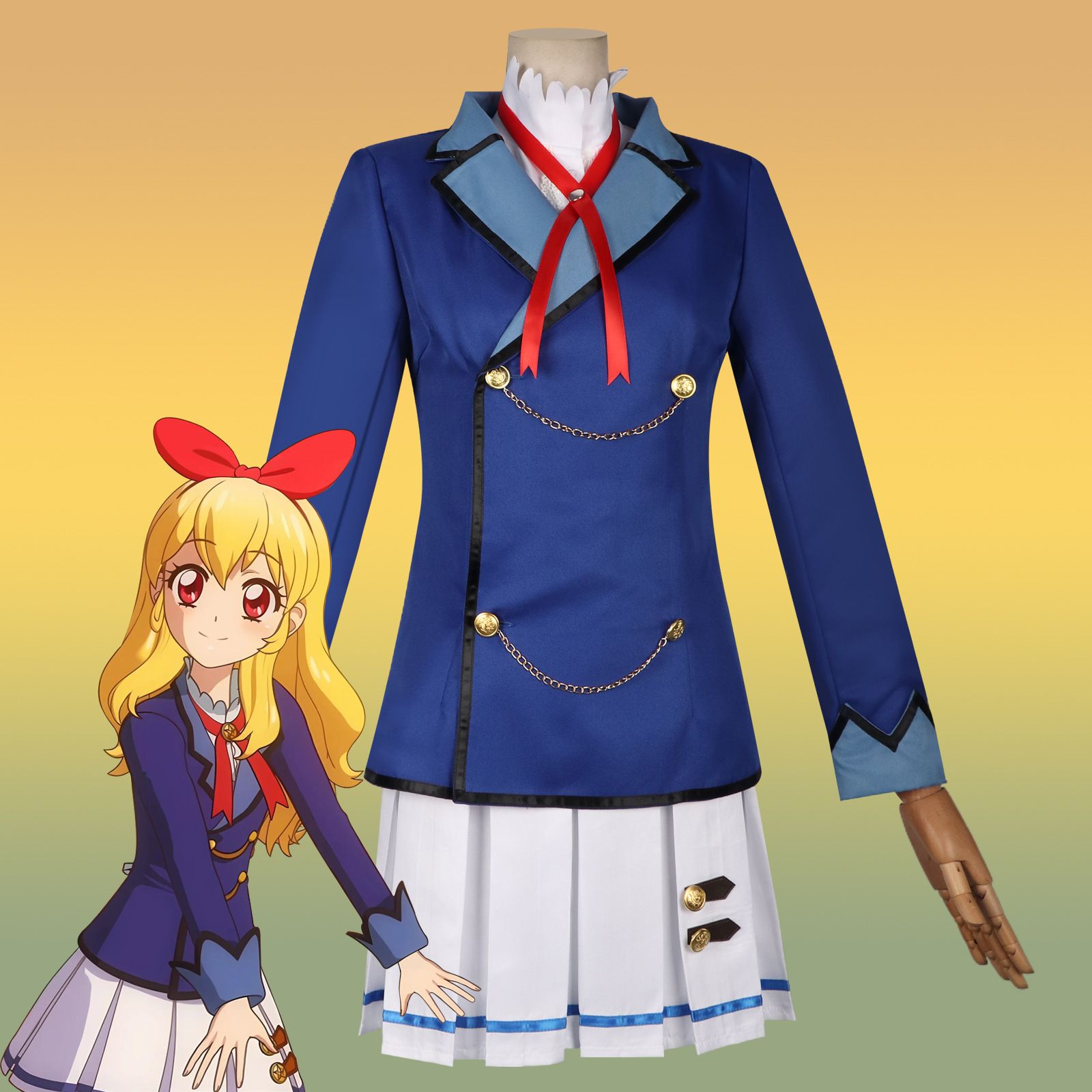 コスプレ 衣装 星宮いちご アイカツ 学園制服風 JK アニメ