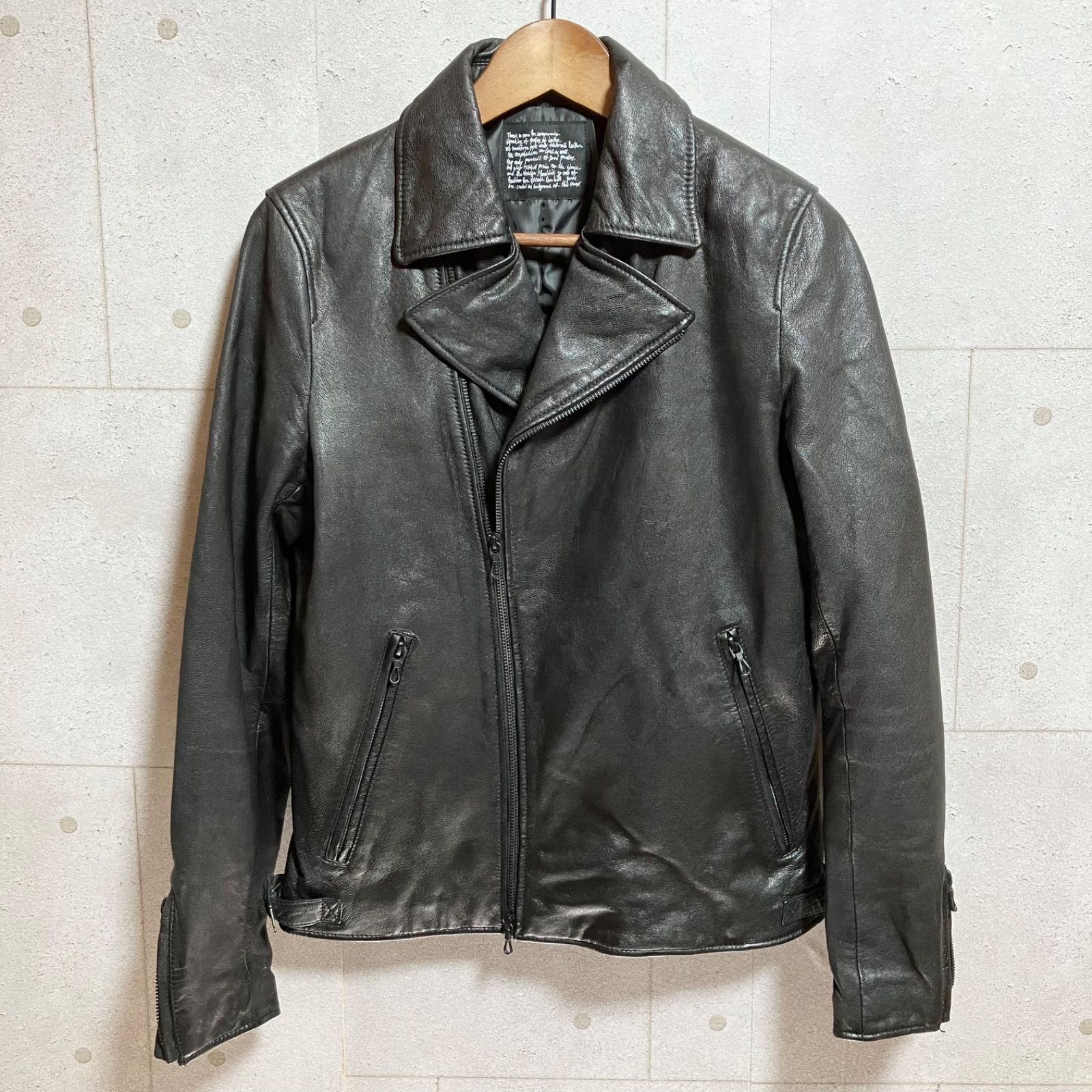 JACKROSE ジャックローズ レザー ダブル ライダース ジャケット