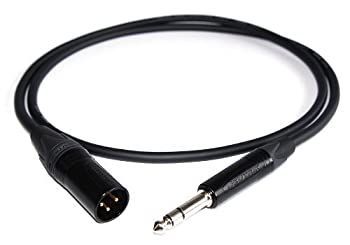 MOGAMIXLRキャノン オス -TRSフォン 3m | NEUTRIK NC3MXXB＆NP3XBAG | ブッシング黒