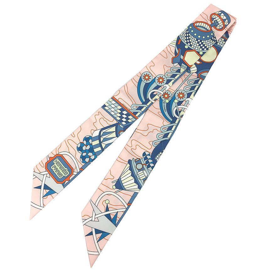 セール 新品 HERMES エルメス ツイリー Odyssey オデッセイ タイ