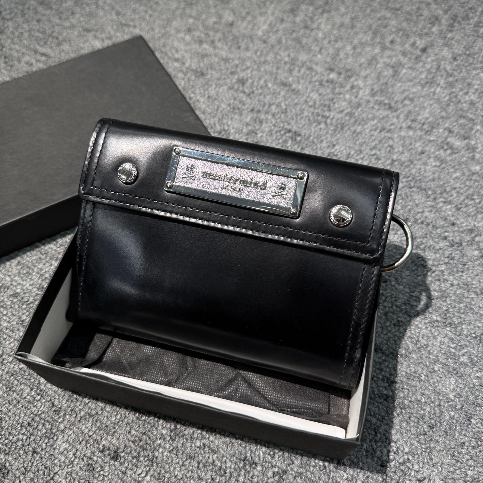 MASTERMIND JAPAN x PORTER レザー 折り財布 カードケース コインケース