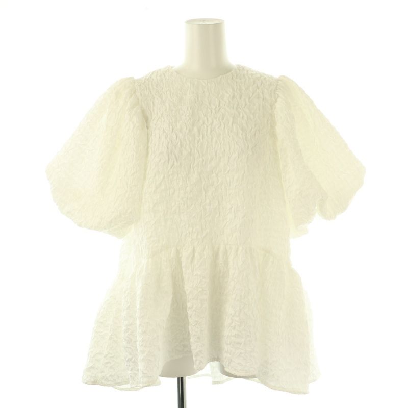 ツルバイマリコオイカワ　tsuru　25SS フリル　長袖ブラウス TSURU by Mariko Oikawa - 美品 TSURU By MARIKO OIKAWA ツル