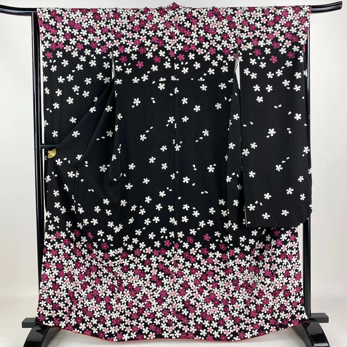 振袖フルセット 総絞り トールサイズ 正絹 セミアンティーク 成人式