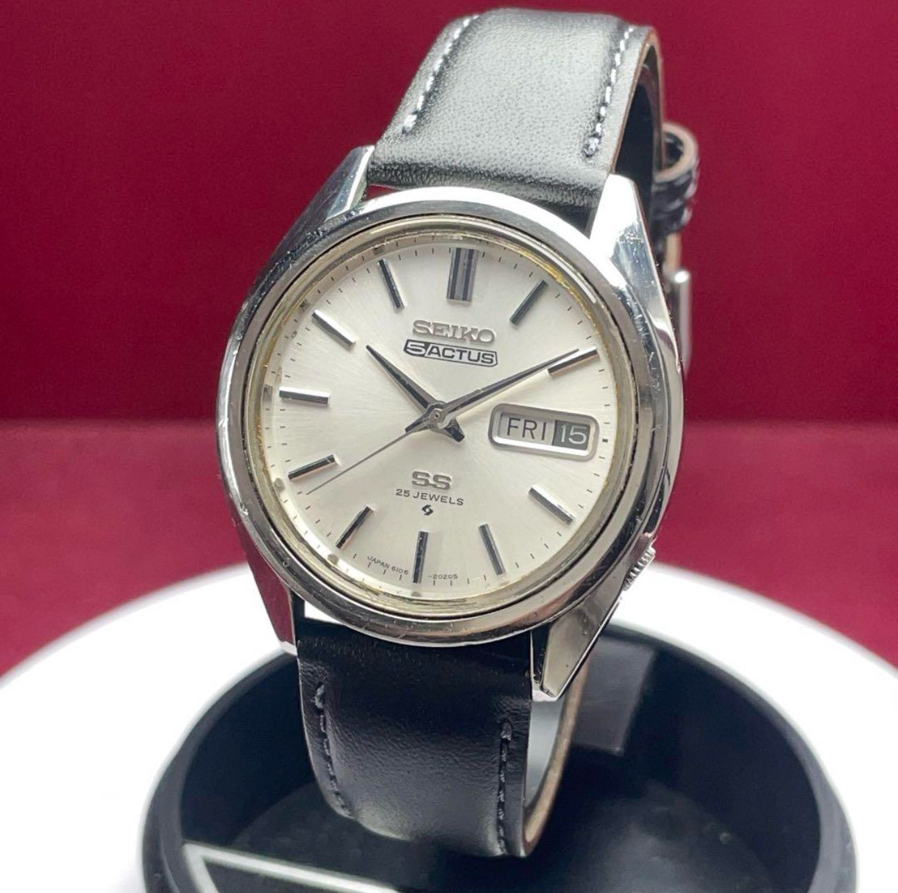 1974年製 SEIKO 5 ACTUS SS 自動巻 25石 日本製 腕時計 1974年