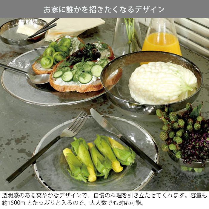 ダルトン DULTON ボウル 21cm OBO オーボ 皿 食器 洋食器 ガラス製 大