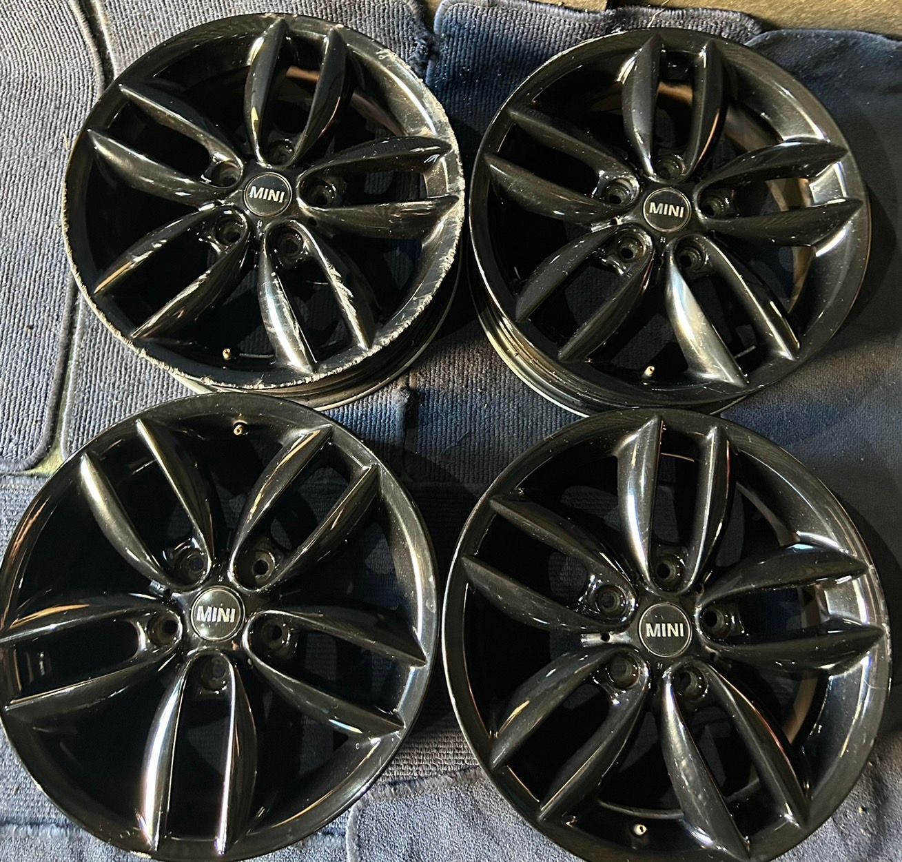 MINI R60 クロスオーバー 純正 17インチ ホイール4本 7J 50 PCD120 ハブ径約72.6 No.604