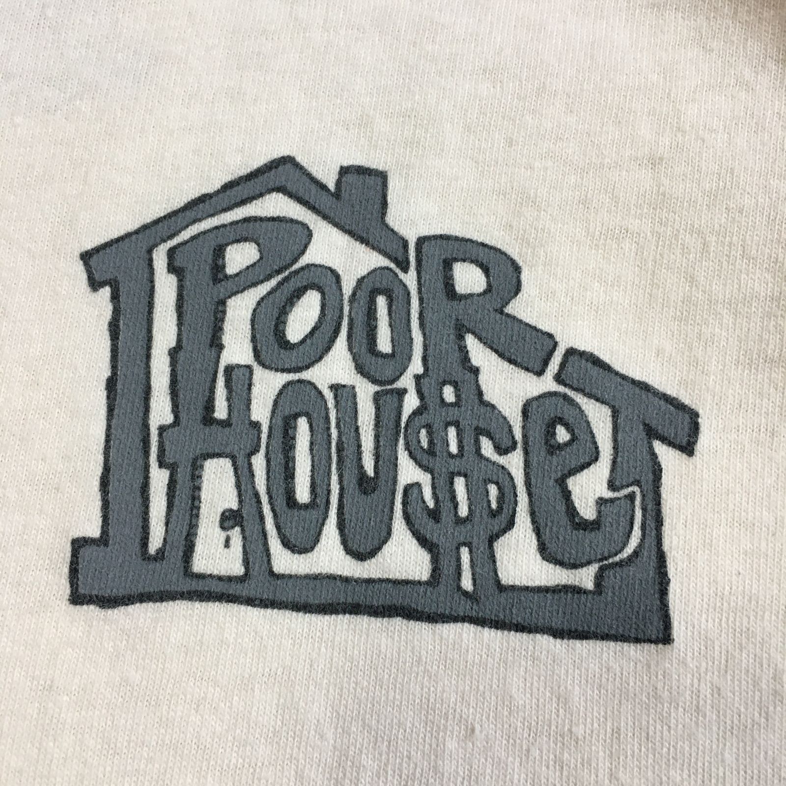 90s USA製 ONEITA Poorhouse Skateboards WINSOR Printed T