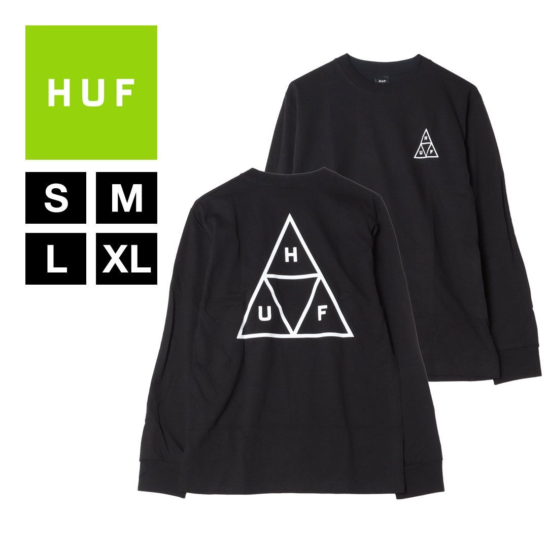 HUF / ハフ HUF SET TT L/S TEE ロンT 【216497】TS01935 ブラック
