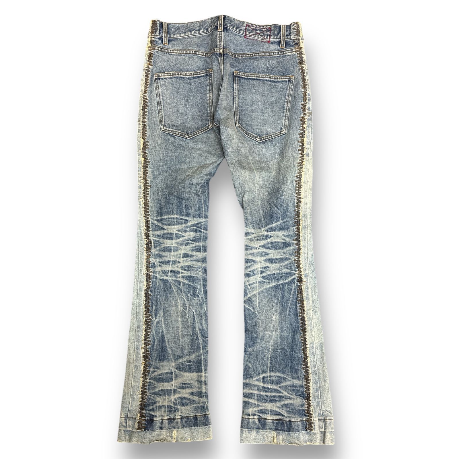 定価66000円 MLVINCE 23AW DB Flare Jeans ダメージフレアデニム ジーンズ メルヴィンス 30 77523A4 -  メルカリ