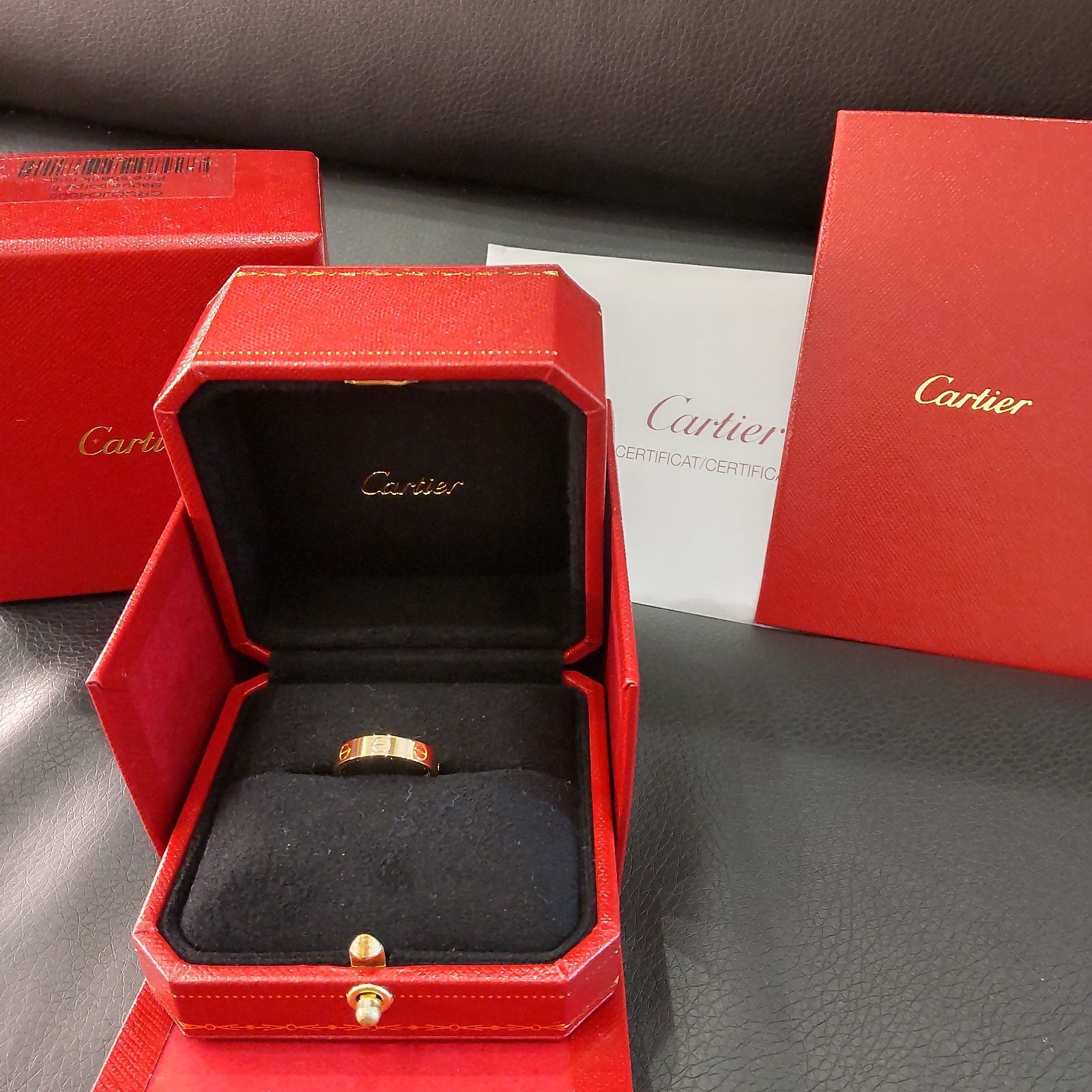 綺麗！Cartier カルティエ ラブリング k18YG 49号 ギャラ付き - メルカリ