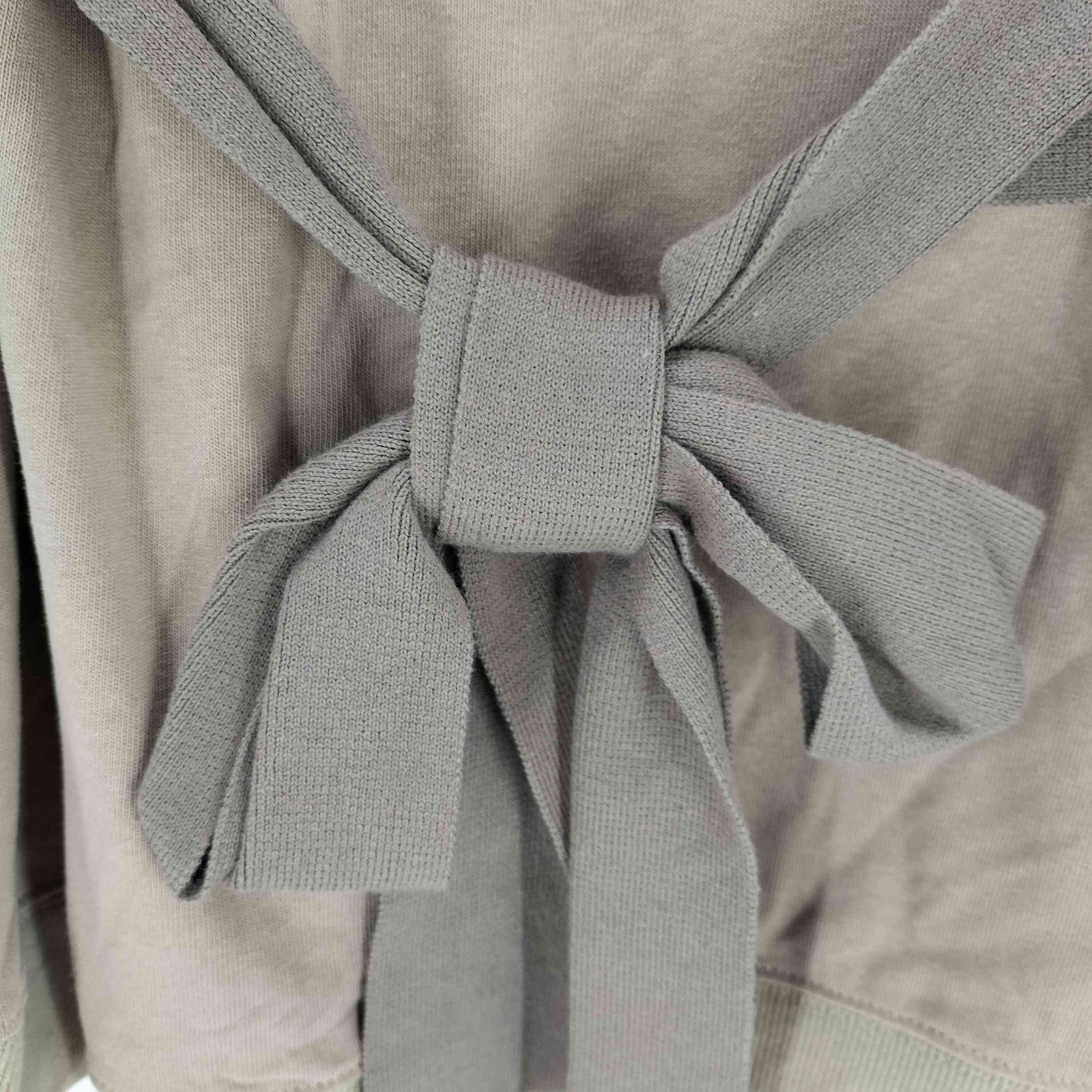 Ameri VINTAGE - LAYERED BUSTIER HOODIE ベージュ　レイヤード　アメリ アメリヴィンテージ Ameri VINTAGE LAYERED BUSTIER HOODIE プル