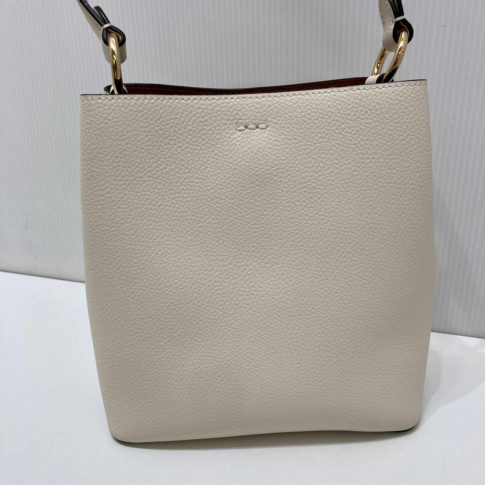 COACH コーチ スモールタウン バケットバッグ 2WAY ホワイト